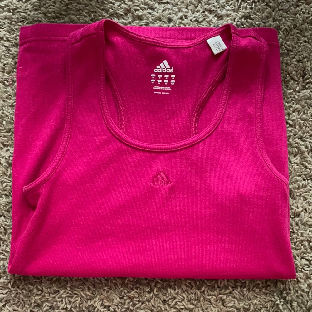 Pink Adidas Tank top